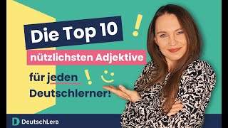 Top 10 Adjektive zur Beschreibung von Charaktereigenschaften I Deutsch lernen b2 c1 [upl. by Goldi]