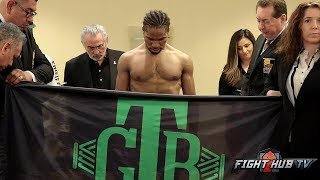 SHAWN PORTER MAKES WEIGHT IN DRAMATIC REWEIGH IN THAT FORCES HIM TO CUT HAIR [upl. by Ainod174]