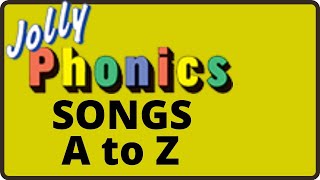 Jolly Phonics AZ Phase 1 Phonic song for Kids [upl. by Hinch861]