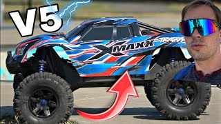 New Xmaxx V5 at the Skatepark new rccar [upl. by Canning]