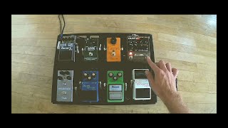 Pedalboard Sound Test — Rockboard Quad 41 [upl. by Ahsinav]