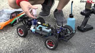 Exceed RC Nitro Gas Powered Rally Monster Truck OverviewAction [upl. by Neeven580]