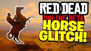 Red Dead Redemption 2 Online  Scrawny Nag Horse Glitch Fix Red Dead Online Beta [upl. by Thesda391]