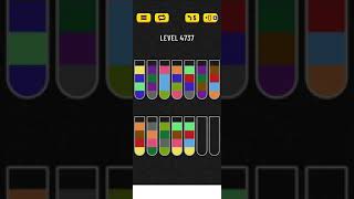 water sort puzzle level 4737 [upl. by Ynattir540]