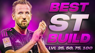 BEST STRIKER BUILD FOR LVL 255075 amp 100  EAFC 24 Clubs [upl. by Kcirddec]