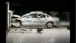 Chevy Impala  2001  Frontal Crash Test  NHTSA  CrashNet1 [upl. by Nymsaj665]