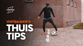 De BESTE voetbaltraining oefeningen voor thuis  Academy  Voetbalshop [upl. by Larue]