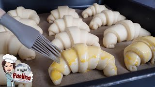 Cornetti brioche con sfogliatura facile In cucina con Paolina [upl. by Annil]