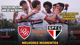 Desportivo Brasil x São Paulo  Melhores Momentos  Quartas de finais IDA Paulistão Sub20 2024 [upl. by Atlante]