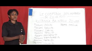 LECON 22 LE COMPTAGE DE 20 A 100 EN KIKONGO [upl. by Hurless]