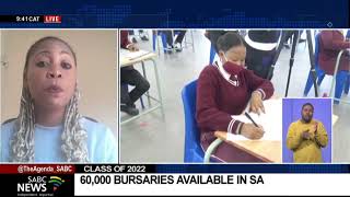 Class of 2022  Advising Grade 12 learners on accessing 60 000 bursaries which are available in SA [upl. by Alemak]