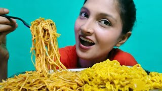 Spicy Chowmein and Maggie Mukbang  ASMR Noodles Eating Sounds [upl. by Einatirb529]