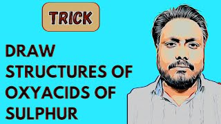 Trick to draw structures of oxyacids of Sulphur [upl. by Nahtanhoj]