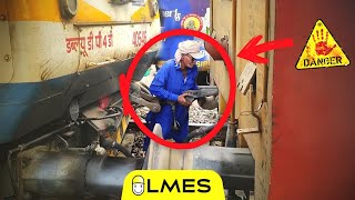 Dangerous Coupling System in Indian Railways⚠️ [upl. by Herzel]