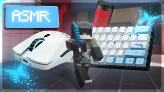 Thocky Bedwars ASMR Keyboard amp Mouse Sounds 500FPS [upl. by Aicilak]