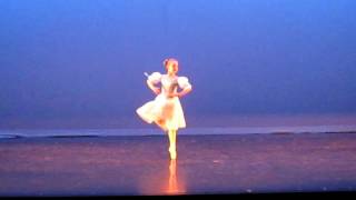 7 year old giselle ballet rehearsal first year on pointe [upl. by Norraf]