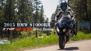 2015 BMW S1000RR Street Review  Pro Superbike Racer [upl. by Nalyr]