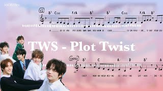 TWS  plot twist Chords Romanized amp Eng Lyrics [upl. by Estes]