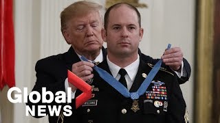 President Trump awards Congressional Medal of Honor [upl. by Bonneau]