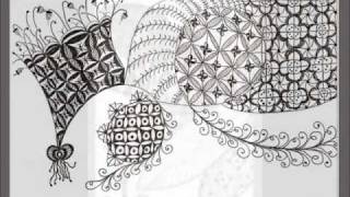 Round Peg Square  Zentangle Inspired Doodle Pattern [upl. by Oisor]