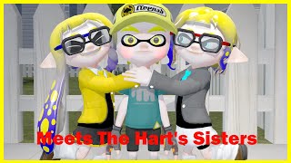 SFM Splatoon Meets The Harts Sisters Sandy and Cindy [upl. by Strage]