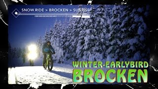 TRAILTECH Mountainbiking Harz  WinterEarlybird Brocken [upl. by Yerroc]