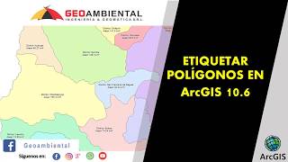 Etiquetar polígonos en ArcGIS 106 [upl. by Tibold]