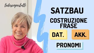 133 TEDESCO  Costruzione della frase prima dativo o accusativo [upl. by Anom]