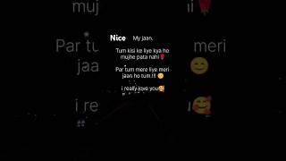 Main Jaan Tum kiske liye kya ho nice love motivationsad sad [upl. by Trisa]