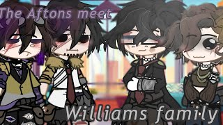 The Aftons meets William’s familyGachaFNaF Gacha club FNaF [upl. by Nywled]