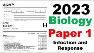 Paper 1 GCSE Biology  2023 Exam Questions and Answers [upl. by Waller397]