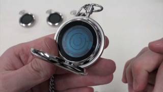 Kisai Rogue Touch LCD Touch Screen Pocket Watch with LED Backlighting From Tokyoflash Japan [upl. by Ashti851]