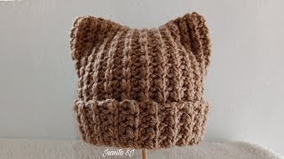 Hermoso gorro bufanda a crochet ganchillo tutorial paso a paso [upl. by Kaasi639]