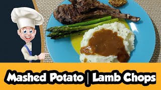 DONSKIES QUICK AND EASY DINNER RECIPES LAMB CHOPS AND MASHED POTATO [upl. by Ademla836]