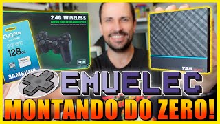 Instalando EmuELEC do ZERO em 2024 kit custobenefício TVBox T95 Max cartão SD Samsung e controle [upl. by Aleek]