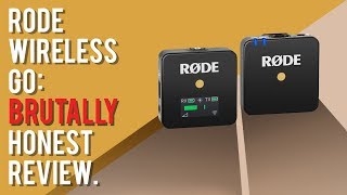 Rode Wireless Go Review  Plus Full Audio Test vs Shotgun Mics [upl. by Laubin3]