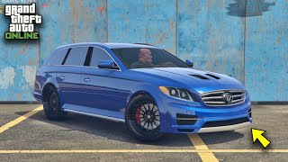 GTA 5 Online BENEFACTOR STREITER Street Customization amp Test  MercedesBenz EClass [upl. by Gerry]