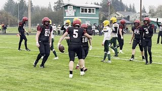 Wahkiakums Preston West runs in for a touchdown against Darrington [upl. by Hax]