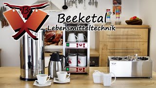 Beeketal Gastro Gastronomie Kaffeemaschine [upl. by Dhruv]