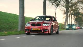 BMW 125i straight pipe trailer  E82  128i [upl. by Annaerdna54]