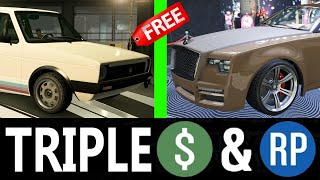 GTA 5  Event Week  TRIPLE MONEY  NEW Races Vehicle Discounts amp More [upl. by Ttezil]