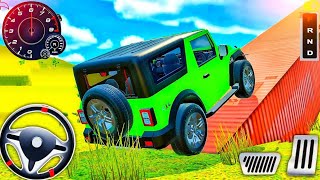 Offroad Jeep Driving Simulator  Luxury SUV 4x4 Prado Jeep Stunts  Android GamePlay [upl. by Waligore]