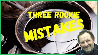 Cast Iron Skillet 101  TOP 3 MISTAKES Beginners Make [upl. by Ferino420]