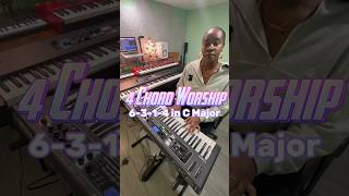 4 CHORD WORSHIP • 6314 in C MAJOR desaraedeemusic pianolessons pianotutorial worshipmusic [upl. by Felise]