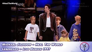 Michael Jackson  Heal The World LIVE  Legendado [upl. by Yelahs475]