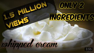 How to make whipped cream in tamil  cake cream in 2 ingredients [upl. by Higgs]