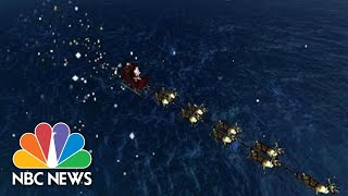 Watch Live NORAD Tracks Santa Claus As He Flies Across The Globe  NBC News [upl. by Sorcim]