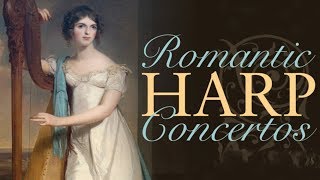 Romantic Harp Concertos  Handel MozartClassical Playlist [upl. by Ailemrac]