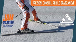 Preziosi consigli per lo spazzaneve  P13  Corso di sci principianti [upl. by Hazem]