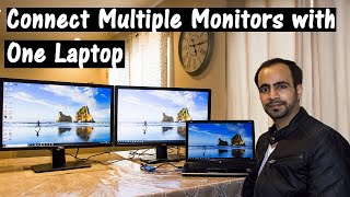 How to Connect Multiple Display Monitors with One PC and Settings [upl. by Biancha]